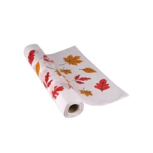 Thick Table Cover Roll 4 Kilo - Yellow/Red Leaves (1 pcs)
