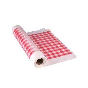 Thick Table Cover Roll 4 Kilo - Red Square Blocks (1 pcs)