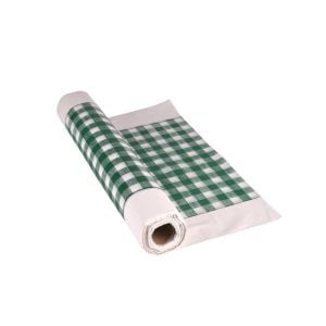 Thick Table Cover Roll 4 Kilo - Green Square Blocks (1 pcs)