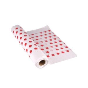 Thick Table Cover Roll 4 Kilo - Red Dots (1 pcs)