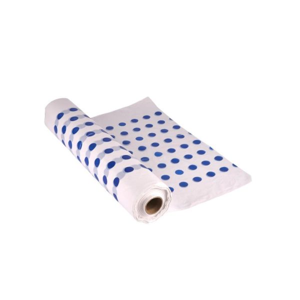 Thick Table Cover Roll 4 Kilo - Blue Dots (1 pcs)