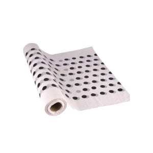 Thick Table Cover Roll 4 Kilo - Black Dots (1 pcs)