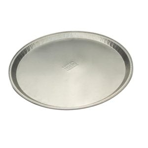 Aluminum Silver Round Plate 45 cm - Large (1 pcs)