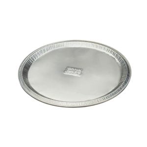 Aluminum Silver Round Plate 30 cm - Small (1 pcs)