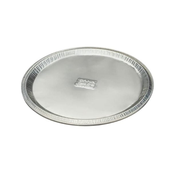 Aluminum Silver Round Plate 30 cm - Small (1 pcs)