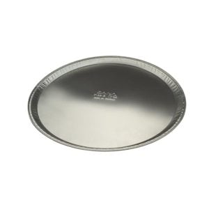 Aluminum Silver Round Plate 40 cm - Medium (1 pcs)