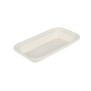 Biodegradable Rectangular Deep Tray - 11Inch (25 pcs)