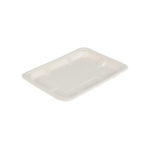 Biodegradable Rectangular Tray - 9×7Inch (25 pcs)