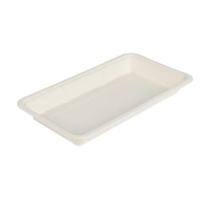 Biodegradable Rectangular Tray - 12Inch (25 pcs)