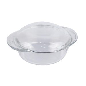 Marinex Clear Glass Casserole - 1.9 ltr