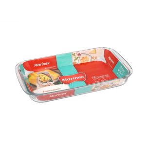 Marinex Rectangular Clear Glass Baking Dish - 2.9 ltr