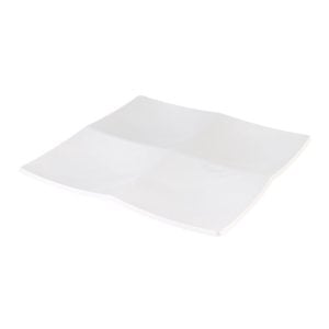 Divided Plastic Tray - White (2 pcs)