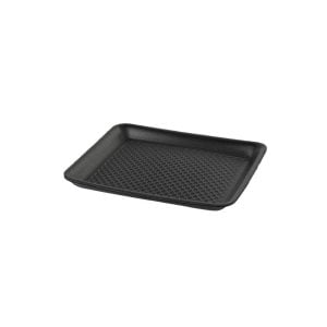 Black Foam Tray Large - 22x18x2 cm (10 pcs)