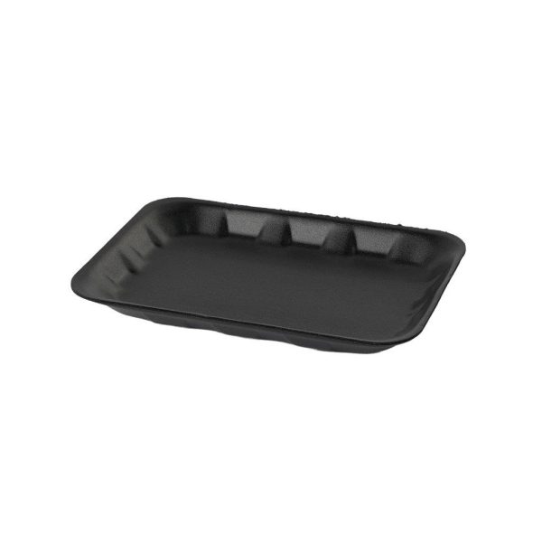Black Foam Tray X Large - 26x19x3 cm (10 pcs)