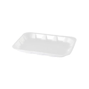 White Foam Tray X Large - 26x19x3 cm (10 pcs)