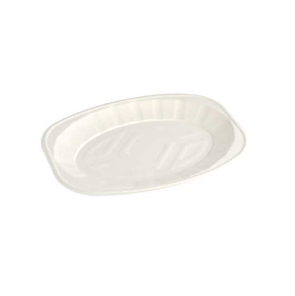 Compostable Oval Platter Medium - 33cm (10 pcs)