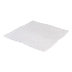 Divided Plastic Tray - Clear (2 pcs)