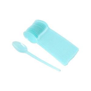 Tea Plastic Spoon - Light Blue (100 pcs)