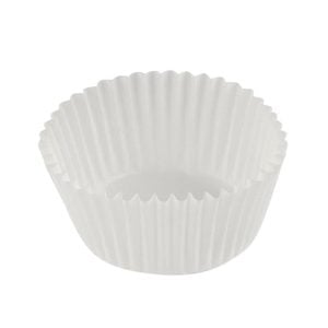 Baking Paper Cups, 12.5 cm - White