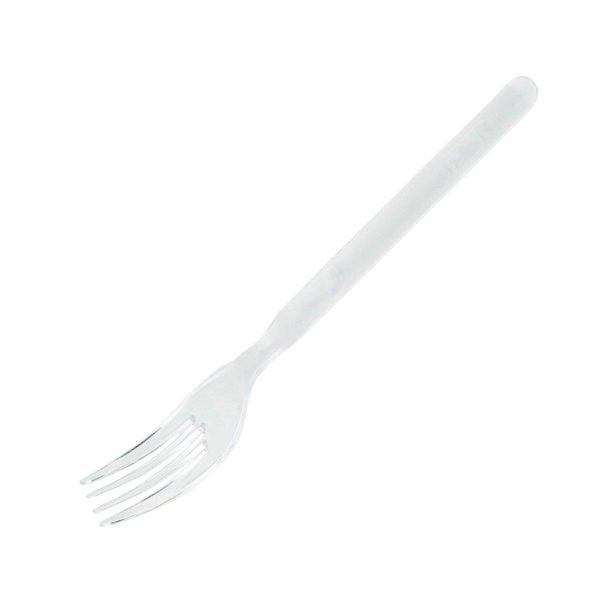 Clear HD Plastic Forks - Large (100 pcs)