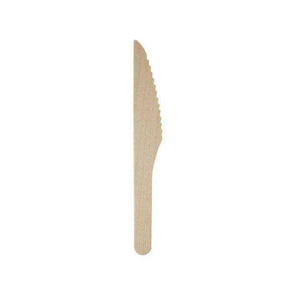 Wooden Knife - 16.5 cm (50 pcs)