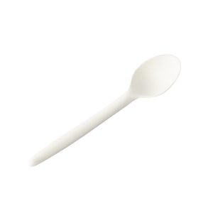 100 % Compostable White Spoon - 16 cm (50 pcs)