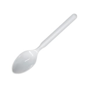 White HD Plastic Spoons - Large (100 pcs)
