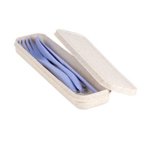 Eco Friendly Cutlery Set - Light Blue (1 set)