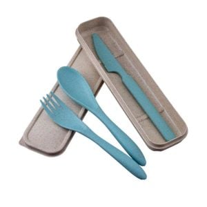 Eco Friendly Cutlery Set - Turquoise (1 Set)