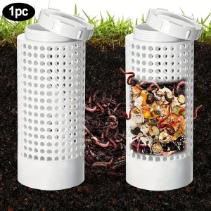 1pc Outdoor Compost Bin For Durable Inground Insect Composter Farm Compost Bin Kit For Home Raised Flower Beds For Garden 1
