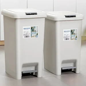 Luxury Pedal Trash Can for Kitchen and Bathroom Waterproof Wastebasket Large Capacity Garba Bin Modern Accessories 8 L 10 L  20L 1
