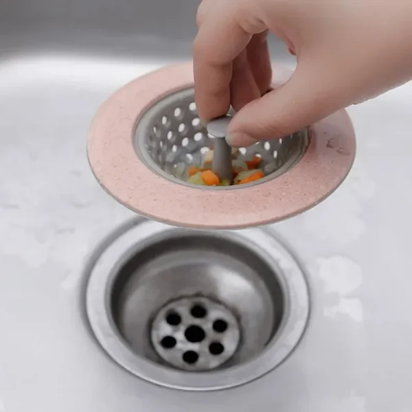 Silicone Bathroom Sink Drains Bathtub Plugs Strainers Sewer Hair Filter Bath Drain Stopper Sink Floor Drain Kitchen Accessories 6
