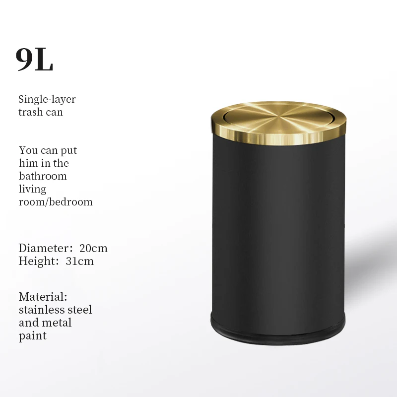 black with gold