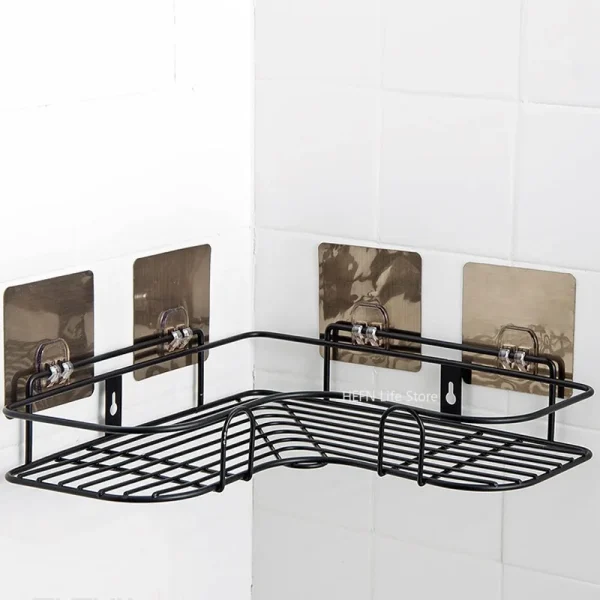 Adhesive Hook for Wall Shelf, Sticker for Bathroom, Kitchen, Wall Shelf Rack, Sticking Wall, Screw Hook Hanger 5