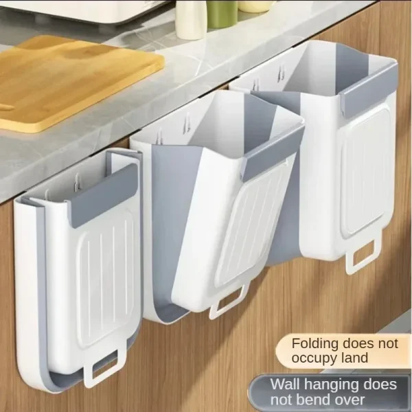 Kitchen Wastebasket Separate Trash Can Thicken Recycle Bin Save Space Organizer Food Waste Durable Backpack. Household Cleaning 1