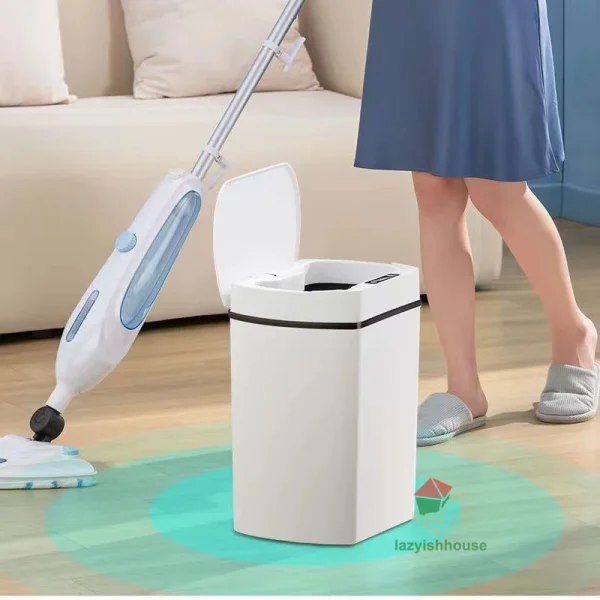 Smart trash can for kitchen House Smart home Dustbin Wastebasket Bathroom automatic sensor trash can garbage bin cleaning tools 6