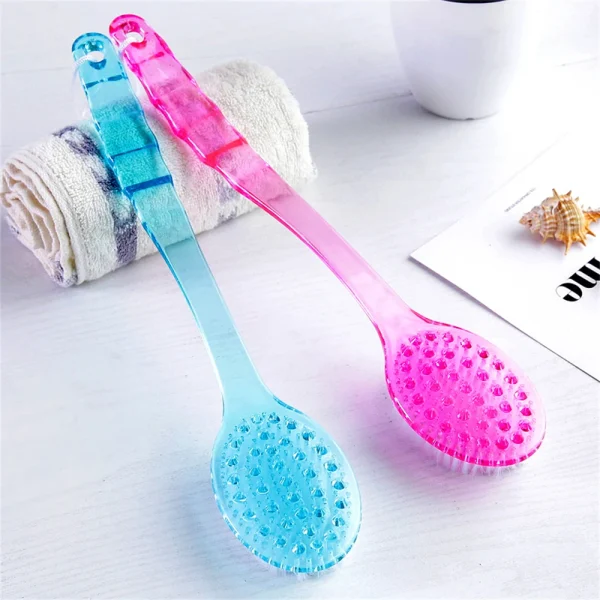 1pc Bath Shower Back Brush Long Handled Scrubber High Quality Body Bathroom Accessories Cleaning Tool 6