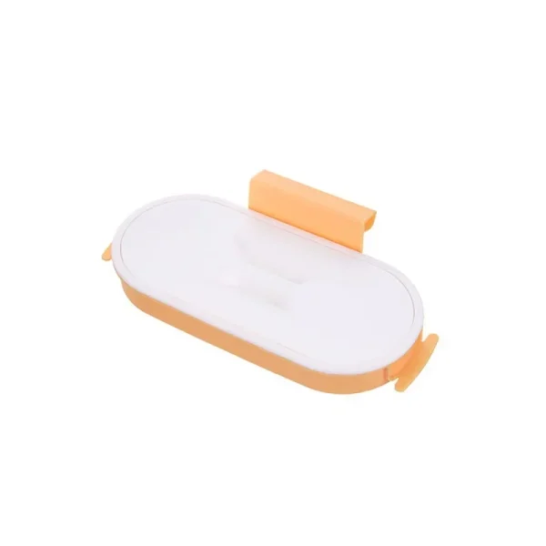 Garbage Bag Holder Kitchen Cabinet Door Basket Hanging Trash Can Waste Bin Garbage Rack Tool Storage Holder Kitchen Organizer 6
