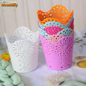 Mini Waste Bin Desktop Home Garbage Basket Table Trash Can Swing for Home Office Table Trash Can Small Waste Bin dustbin 1