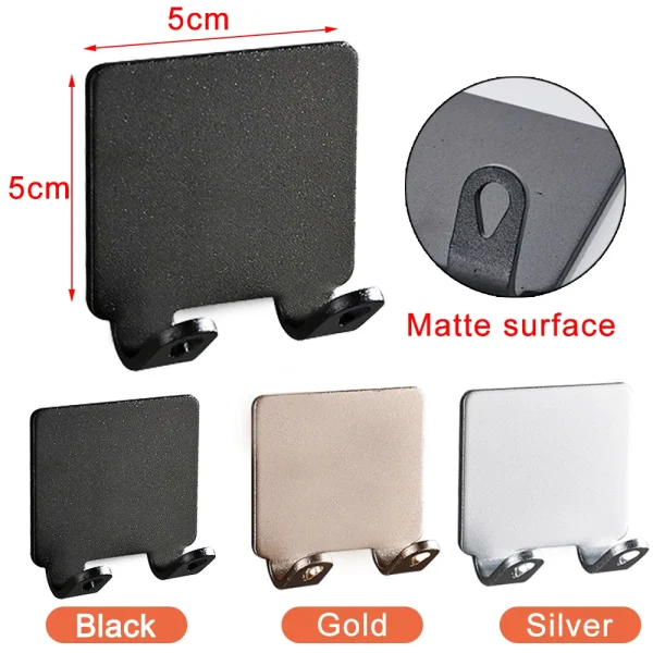 1/2/3PCS Punch Free Shaving Razor Holder Men Shaving Shaver Storage Hook Wall Shelf Bathroom Razor Rack Wall Kitchen Accessories 2
