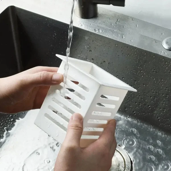 ​2PCS Wall Mounted Toothbrush Holder Set for Bathroom Spoon Fork Organizer Kitchen Space Saving Storage Rack with Adhesive​ 3