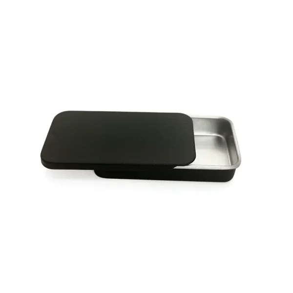 1pc Metal Rectangular Empty Mini Tin Box Tinplate Push Candy Pill Cases Bins Jar Hinged Containers Small Organizer Storage Box 5