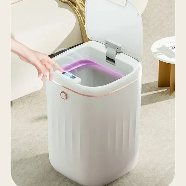 20/22/24L Smart Trash Can Induction Trash Can Large Capacity Kitchen Bathroom Trash Can Waste Bins Automatic Sensor Dustbin 3