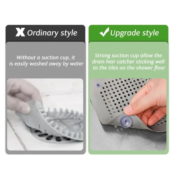 Drain Hair Catcher Filter Sink Anti-blocking Strainer Bathtub Shower Floor Silicone Stopper Cover Kitchen Bathroom Accessories 2