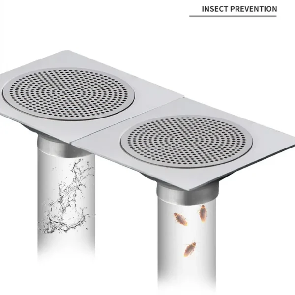304 stainless Hair Filter Floor drain pad Tool Bathroom Accessories Shower Drain Cover  Drains Cover Sink Strainer 6