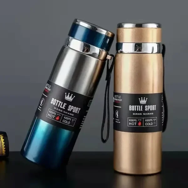 1L Thermal Water Bottle Keep Cold and Hot Water Bottle Thermos for Water Tea Coffee Vacuum Flasks Stainless Steel Thermos Bottle 5