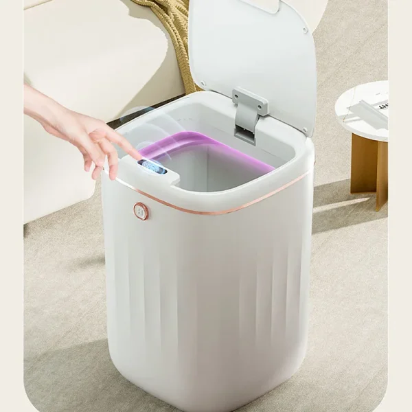 Smart Trash Can 24/22/20L Automatic Sensor Garbage Bin Large Capacity Induction Trash Can For Kitchen Bathroom 1