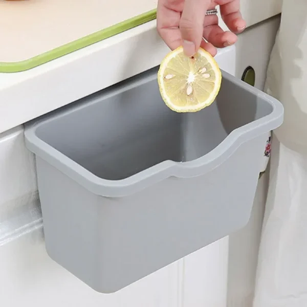 Kitchen Cabinet Door Hanging Trash Garbage Bin Can Rubbish Container Mini Waste Bins Household Rubbish Cleaning Tool Dustbin 1