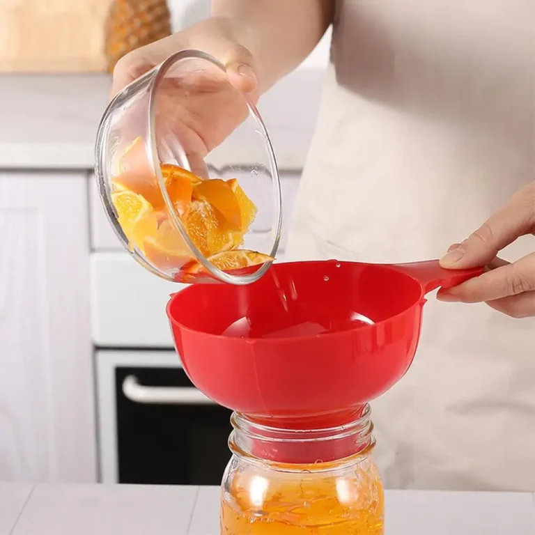 NEW Plastic Canned Funnel Wide Mouth Funnel Jars Folding Funnel with Long Neck Liquid Filling Funnels Household Kitchen Gadget - Image 3