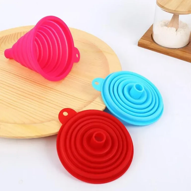 1Pcs Thick Food Grade Silicone Collapsible Telescopic Funnel Pour Oil Suitable For Kitchen Utensils - Image 5